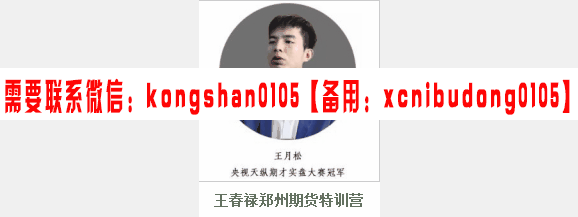 交易之家王春禄期货培训讲座视频课程