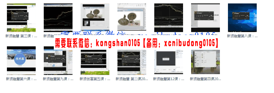 新贤融慧新贤老师九阴真经操盘法中级班视频课程